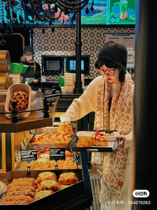 Loewe新款围巾-奶茶 商品图7