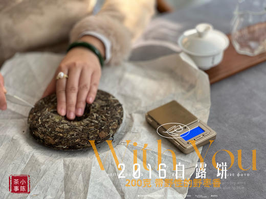 【7年来首发】2016白露饼，太姥山原仓储存，带着野性植物气息的枣香，独树一帜！ 商品图3