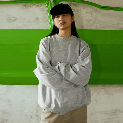 WassupHouse 双层螺纹套头卫衣 商品图1