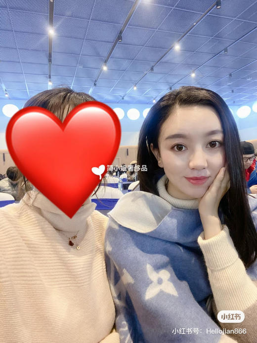 Lv羊绒围巾-蓝灰色 商品图0