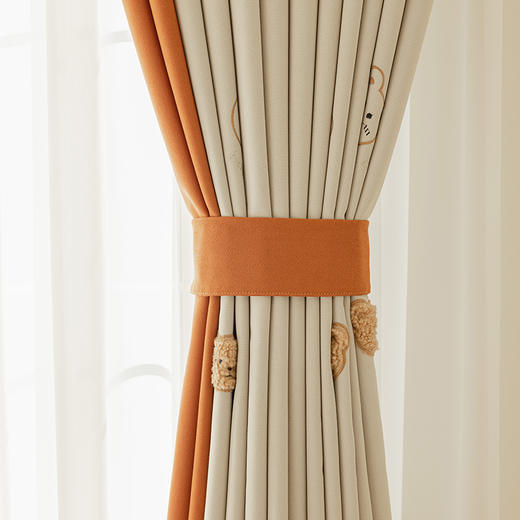 【小熊软糖】【 小羊咩咩】金蝉卡通儿童房拼接款窗帘 商品图7