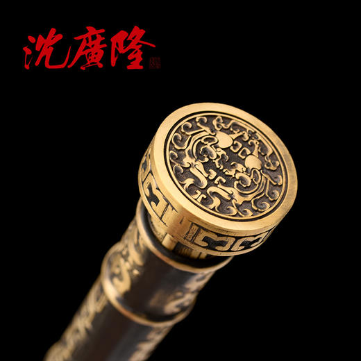 战锋龙王剑 大汉剑战国剑 传统宝剑硬剑一体剑 龙泉沈广隆宝剑 未开刃 商品图5