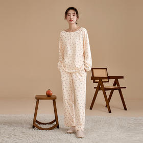 康妮雅女式长袖长裤套头套装