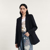 谜底西服女2024春季新款通勤风时尚宽松一粒扣西装外套241MW0073 商品缩略图1