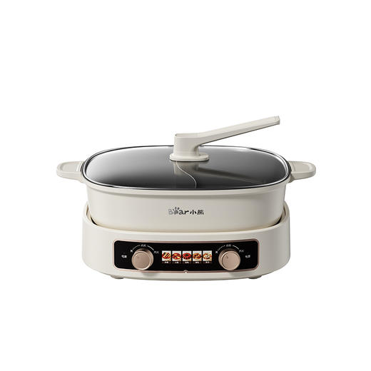 【小程序】小熊(Bear)鸳鸯锅 电火锅 火锅专用锅5分30秒速沸多用途锅电煮锅多功能锅分体家用电热锅火锅锅 DHG-D60J1 商品图14