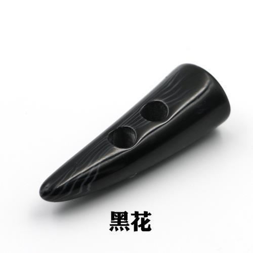 5只装 树脂牛角扣女装大衣皮草纽扣扣子冬装风衣钮扣时尚花纹外套扣毛衣 商品图7