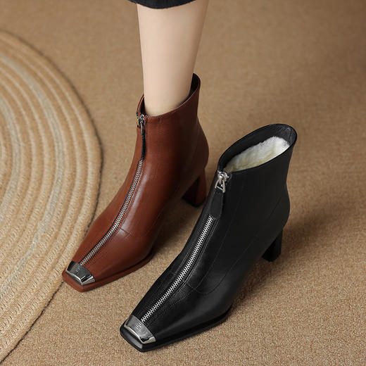 爆款升级，货真价实的真羊羔毛爆款防撞铁头短靴DB-M5760 商品图5