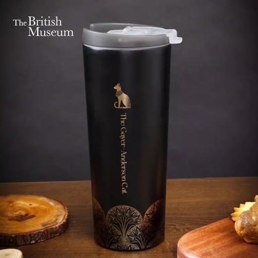 大英博物馆 盖亚·安德森猫系列 大容量吸管直饮两用斜身保冷保温杯700ml 商品图0