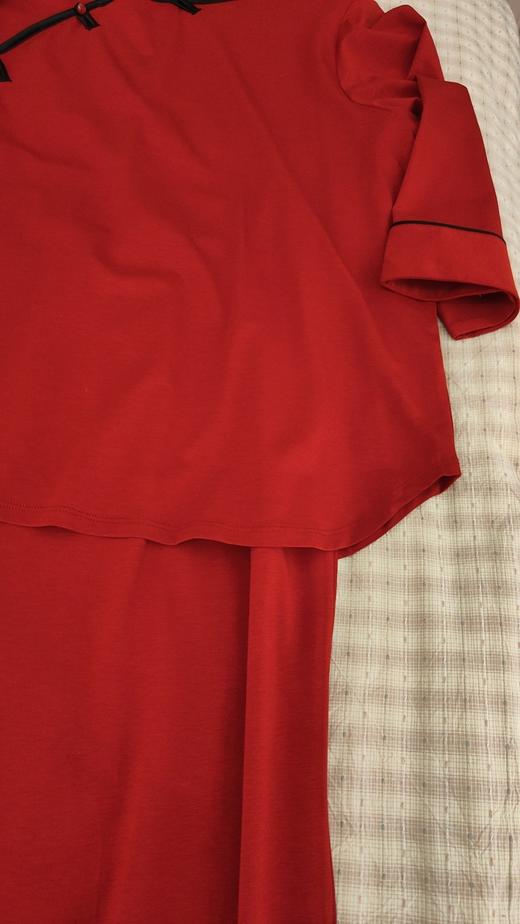 郁凡诗红色家居服Y37308 商品图3