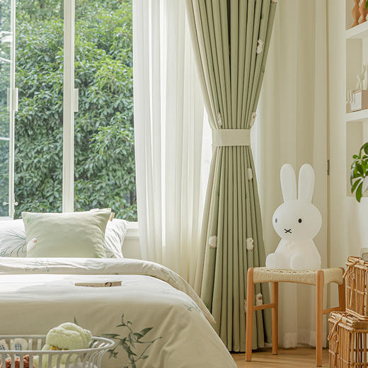 【小熊软糖】【 小羊咩咩】金蝉卡通儿童房拼接款窗帘 商品图9