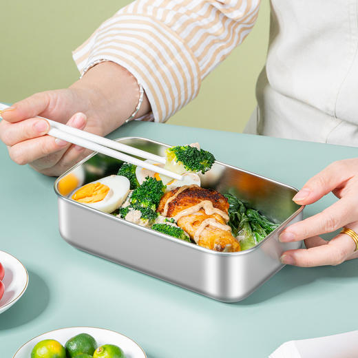 Debo德铂304不锈钢家用多功能饭盒餐盒杜伦特 商品图3