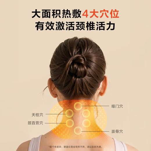 SKG颈椎枕头牵引睡眠枕修复矫正拉伸护颈助深睡觉专用软硬兼备侧睡枕芯生日礼物送父母男女友礼品 【热敷颈椎睡眠枕头】全新升级P3-2 商品图6