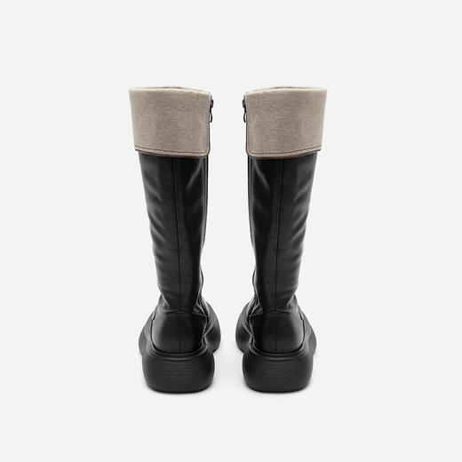 HL2CAWPS1301-1 翻边logo高筒靴 商品图3