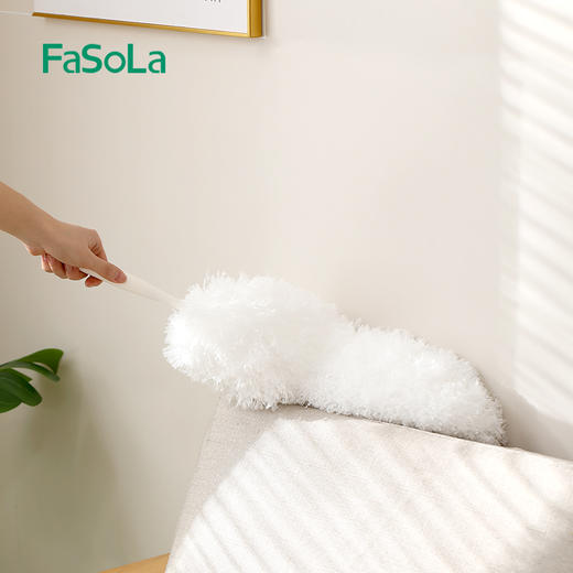 FaSoLa清洁套装伸缩铝杆除尘掸玻璃刮头通用杆 商品图8