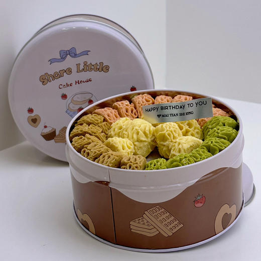 珍妮曲奇（原味、咖啡、草莓、抹茶）香酥美味，入口即化 商品图1