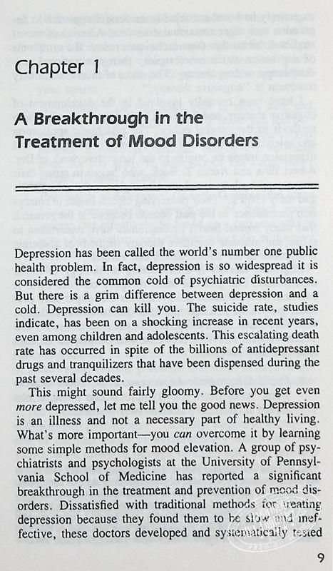 【中商原版】伯恩斯新情绪疗法 修订和更新版 英文原版 David D BurnsFeeling Good The New Mood Therapy 商品图4