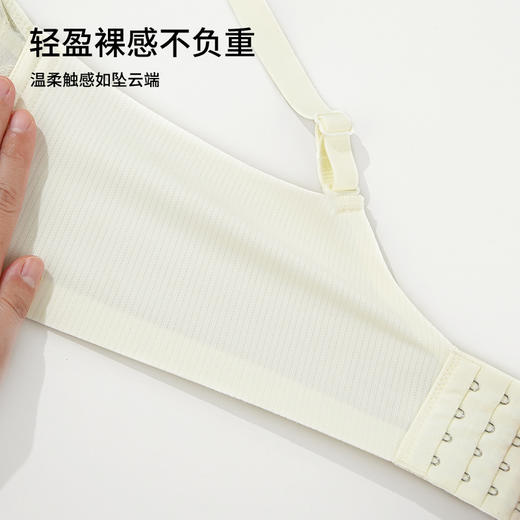 雅黛丽内衣女大胸显小薄款文胸无钢圈收副乳防下垂性感美背胸罩女 商品图5