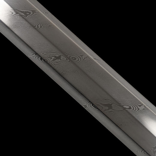 祥龙剑 清式宝剑 花纹钢 龙泉沈广隆宝剑 传统收藏剑 未开刃 商品图3