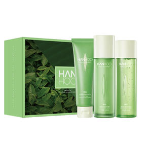 韩后鲜萃茶水润清透精华礼盒（洁颜乳100g+水160ml+乳110ml）