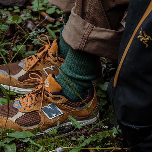 靴下物袜子女秋冬季中筒袜基础款简约百搭竖条纹纯色长款堆堆袜 商品图1