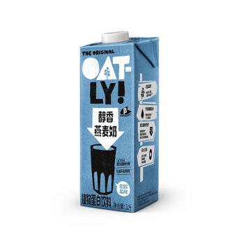 OATLY噢麦力 醇香燕麦奶 谷物 植物蛋白饮料 1L 单支装 商品图1