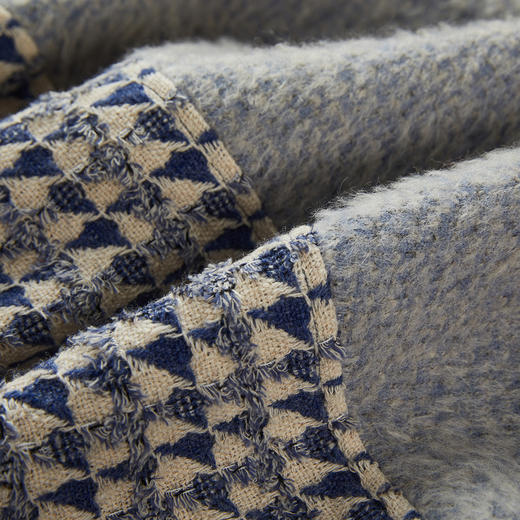 谜底中长款呢子大衣女2024春新款复古拼接感青果领毛呢241MD0095 商品图3