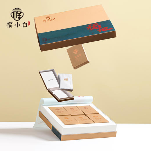 福小白 福地福鼎白茶2015一级紧压老白茶小方片360g 商品图1