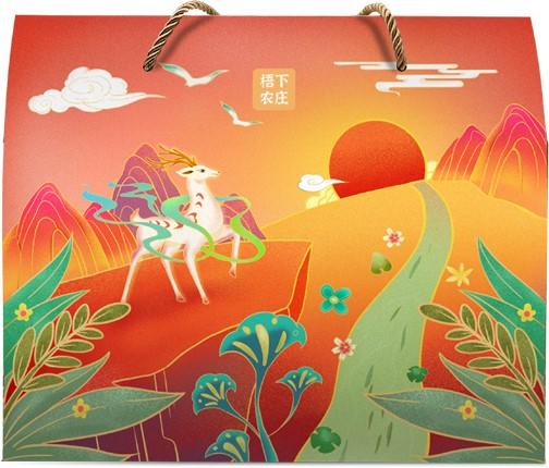 杂粮系列-元气五谷(A款)	礼盒红米、黑米、燕麦米、玉米(380g每包) 商品图0