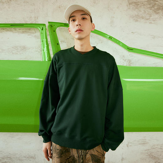 WassupHouse 双层螺纹套头卫衣 商品图2