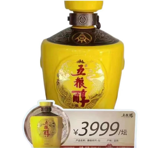 60度五粮醇 醇香坛 3L 单瓶（2022年份酒） 商品图3