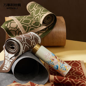 万事利“花间秋影·欢饮”围巾保温杯礼盒