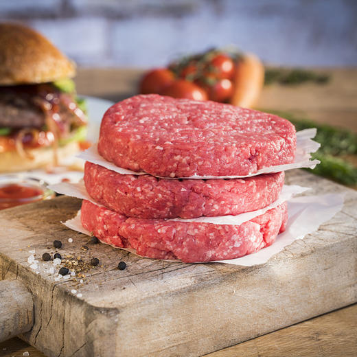 【牛肉饼套组】新西兰银蕨Reserve级草饲牛肉 汉堡饼100g/个 商品图2