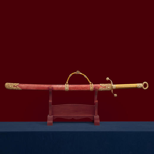 手工乾坤太极刀 高端定制太极刀 龙泉沈广隆宝剑 未开刃 商品图3