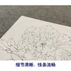 【大彩图】李晓明工笔画白描底稿圆形小品《豆绿》牡丹临摹勾线花鸟线稿KA05 商品缩略图4