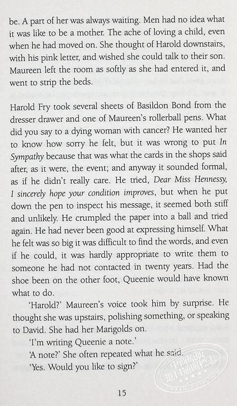 一个人的朝圣 英文原版小说 英文版 英文原版书 The Unlikely Pilgrimage Of Harold Fry 乔伊斯 蕾秋 畅销小说 正版图书 商品图5