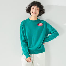 东黎 • 粗纺圆领女套衫 3334