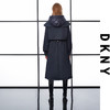 6941737373019	DKNY	【90白鸭绒】加厚假两件设计长款连帽女式羽绒服 藏青色 商品缩略图1