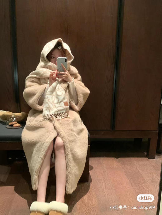 Loewe新款围巾-奶茶 商品图2