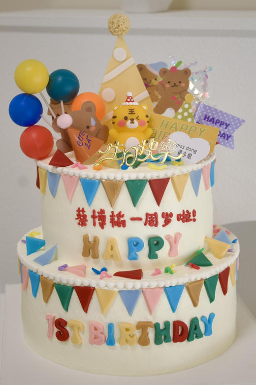 周岁蛋糕（翻糖蛋糕） 商品图1