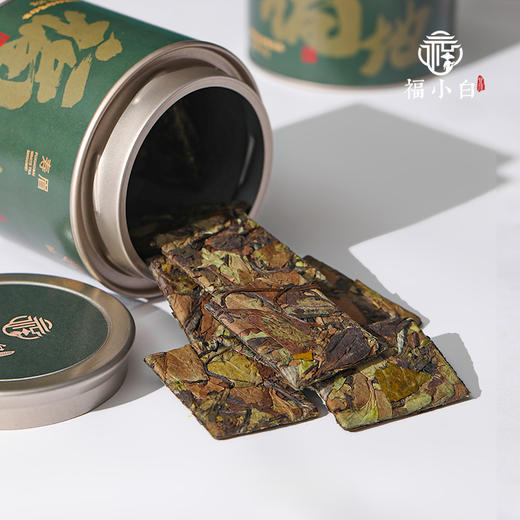 福小白 福地福鼎白茶2020一级紧压寿眉90g 商品图1