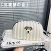 轻奢弹簧纸巾盒客厅茶几北欧高级感桌面贝壳抽纸盒奶油小香风摆件 商品缩略图2