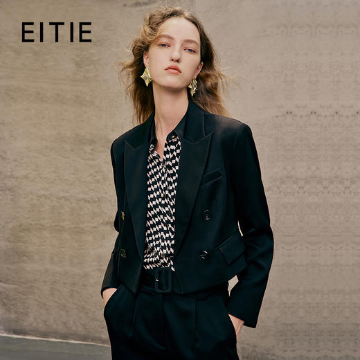EITIE爱特爱春季新款短款西装外套7303004 商品图0