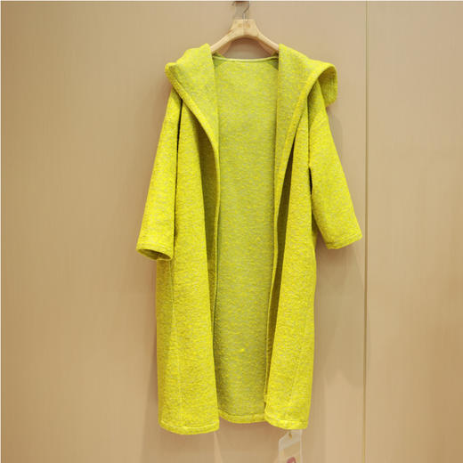 【2026东衣作】连帽大衣（23801652姜黄） 商品图0