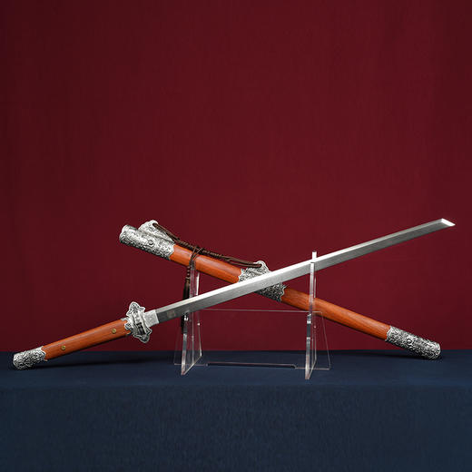 牡丹唐刀 唐剑 唐横刀剑硬刀一体刀剑龙泉沈广隆宝剑 未开刃 商品图6