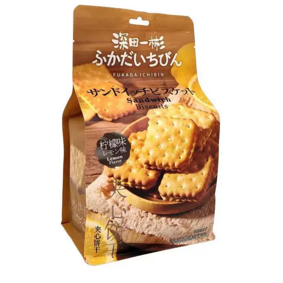 深田一彬柠檬味夹心饼206g