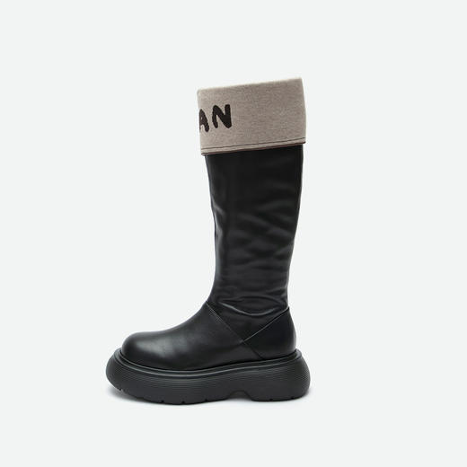 HL2CAWPS1301-1 翻边logo高筒靴 商品图2