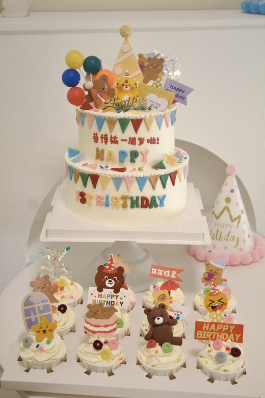 周岁蛋糕（翻糖蛋糕） 商品图2