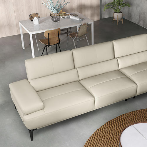 顾家家居整装 精致简约 皮艺沙发 KZ.1020云栖 商品图1