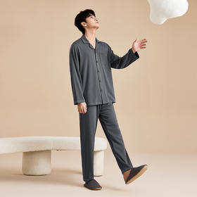 康妮雅男式长袖长裤开襟套装