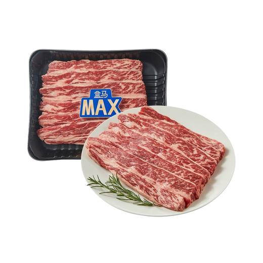 盒马 MAX【冰鲜】澳洲黑安格斯谷饲 150天牛小排烧烤片 散称 商品图0